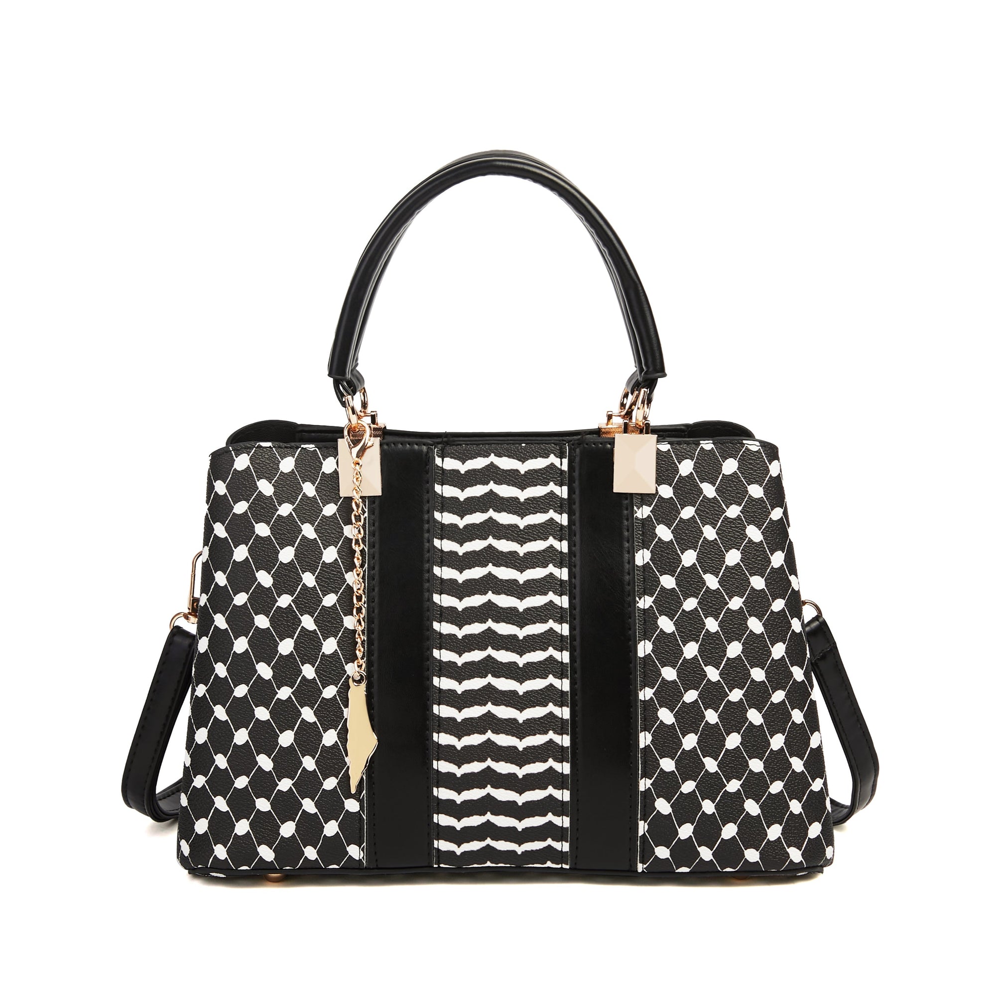 Threads of Heritage Handbag - Black