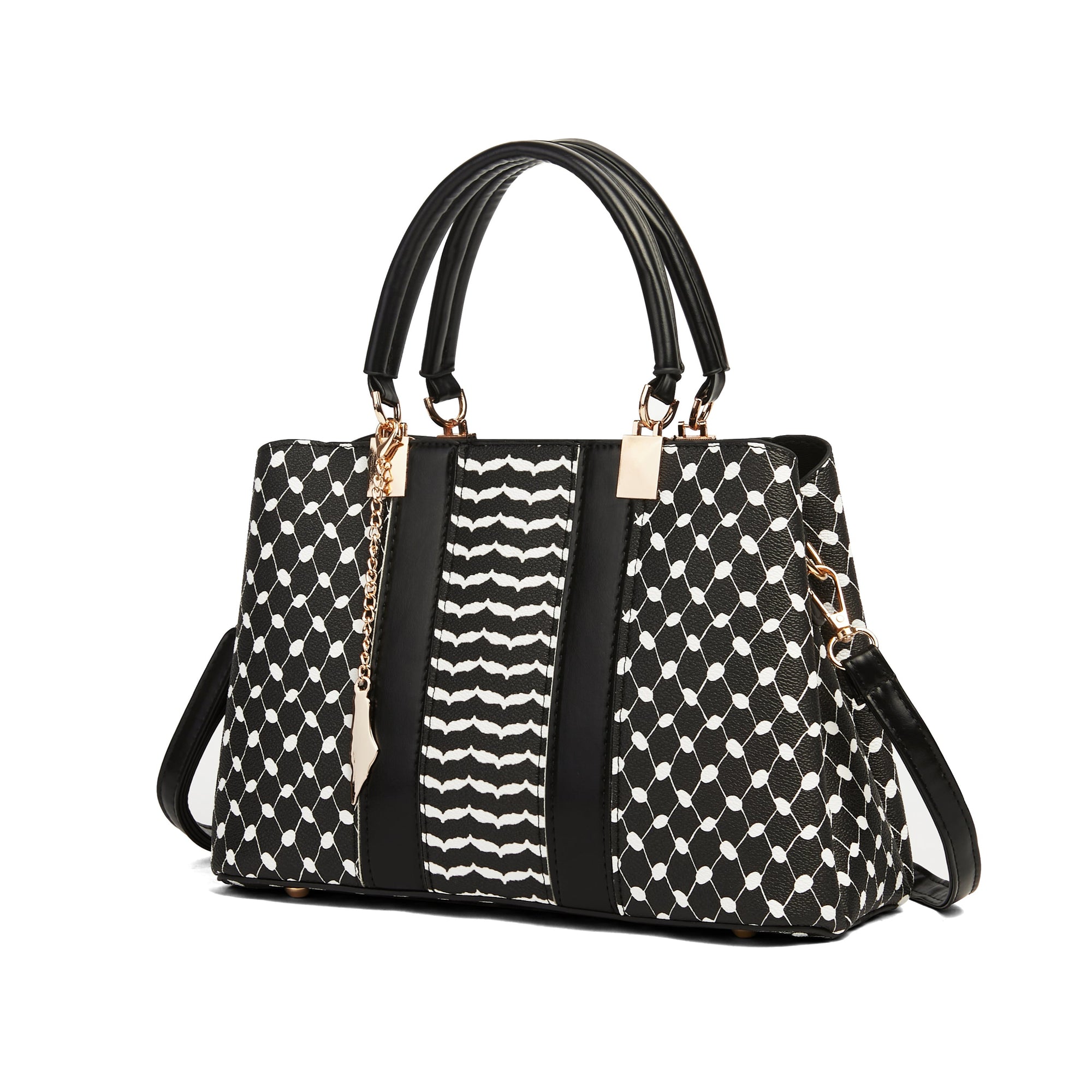 Threads of Heritage Handbag - Black