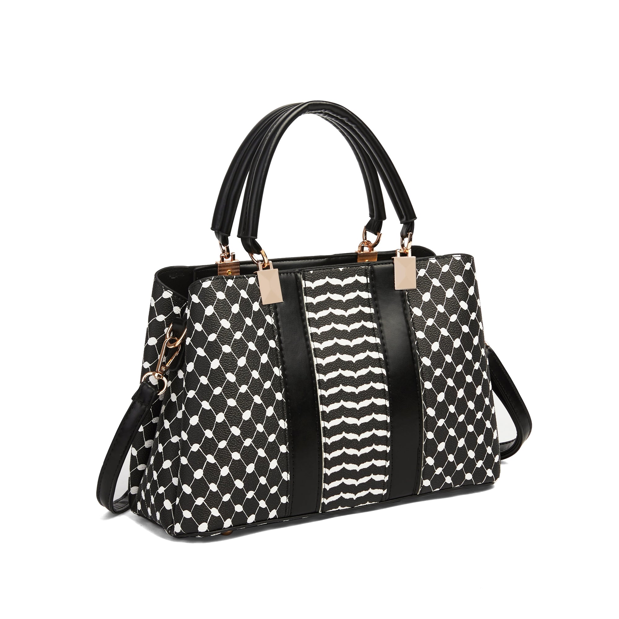 Threads of Heritage Handbag - Black