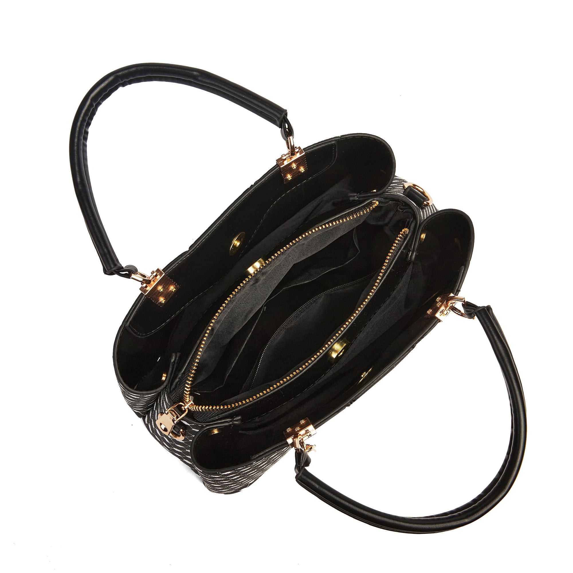 Threads of Heritage Handbag - Black