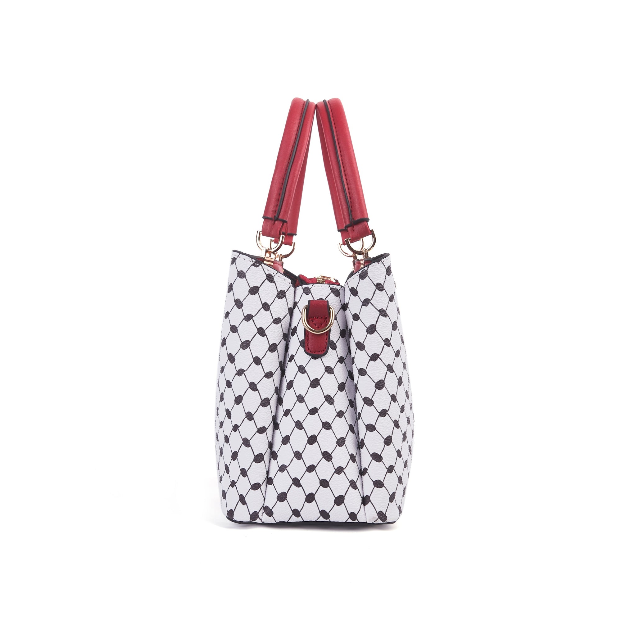 Threads of Heritage Handbag - Cherry Red