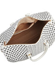 Keffiyeh-Inspired PU Leather Travel Bag
