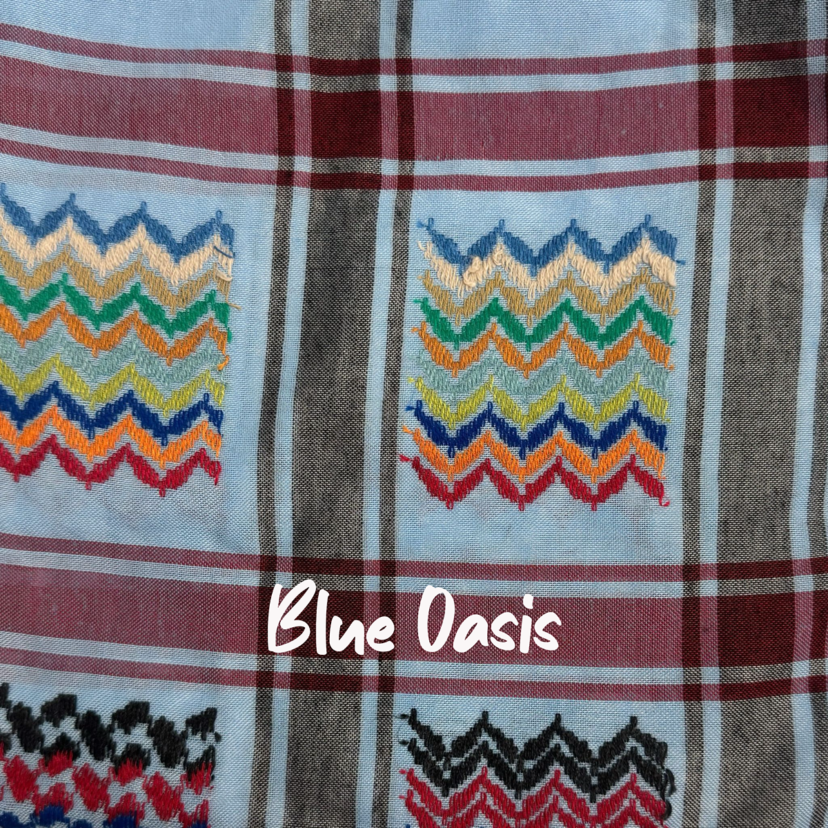 Threads of Joy – Rainbow Keffiyeh Series – Symbol of Peace and Hope