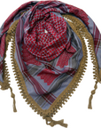 Golden Tassel Fringe Heritage Keffiyeh Collection