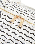 Keffiyeh-Inspired PU Leather Travel Bag