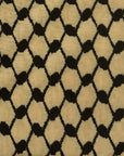 Bedouin Desert Keffiyeh – Legacy of the Nomads Sand/Black with Black Tassels