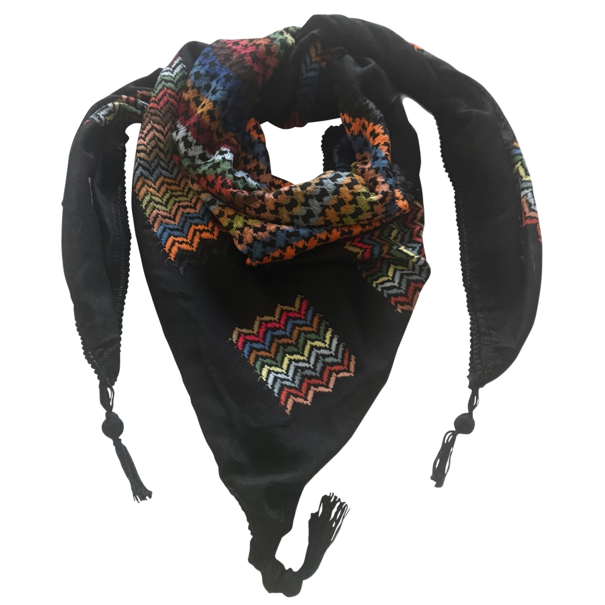 Threads of Joy – Rainbow Keffiyeh Series