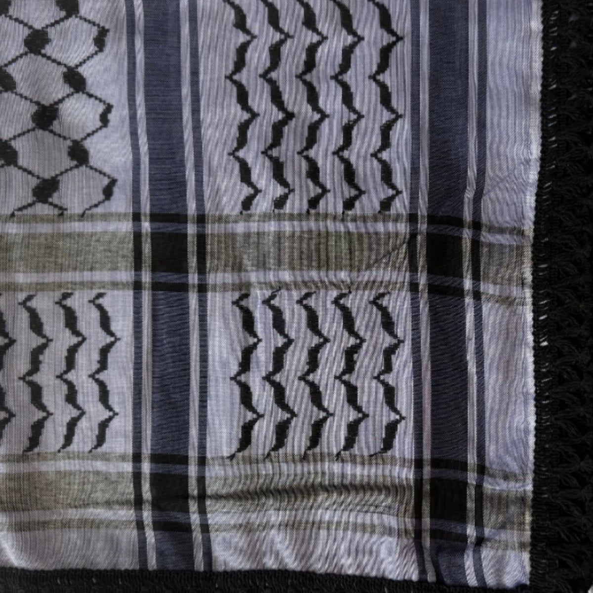 Black Thread Legacy Keffiyeh - Resistance Series