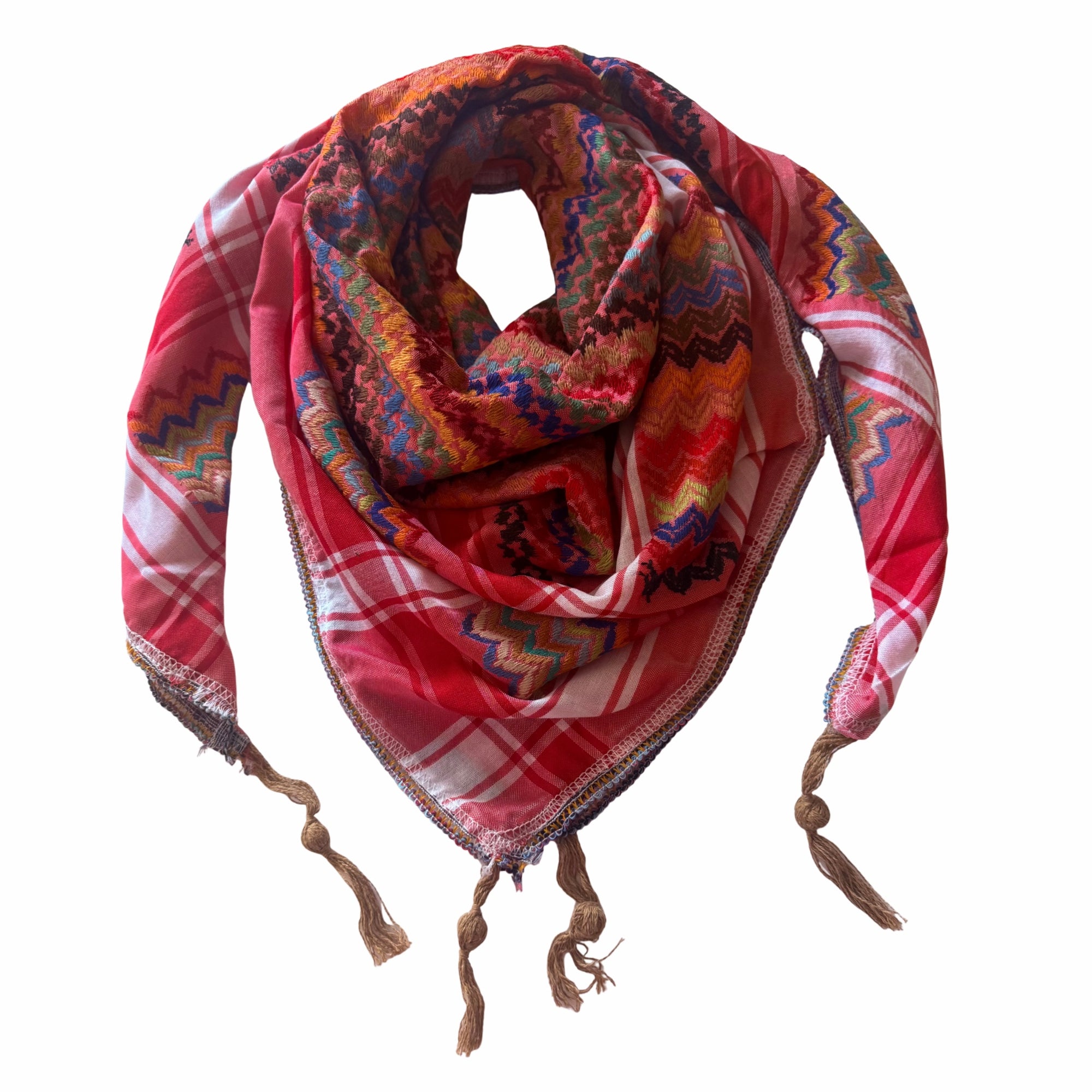 Threads of Joy – Rainbow Keffiyeh Series