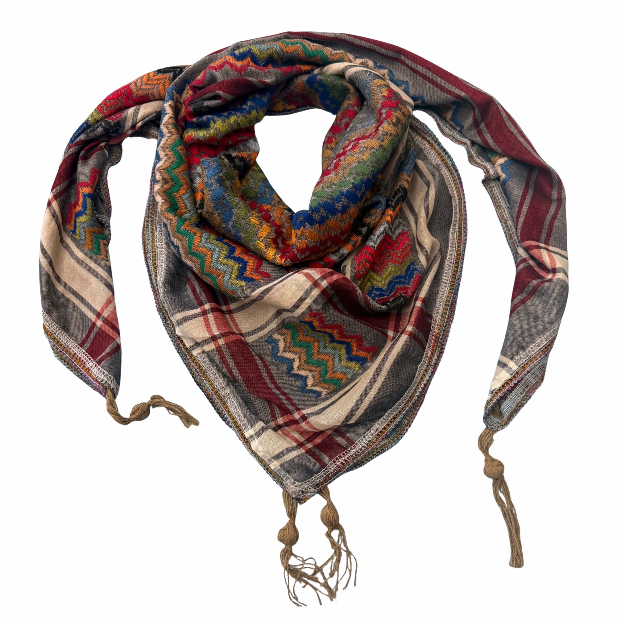 Threads of Joy – Rainbow Keffiyeh Series
