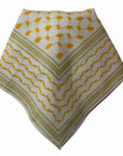 Golden Harvest – Organic Cotton Keffiyeh Bandana