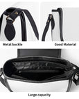Keffiyeh Pattern PU Leather Saddle Bag – Timeless Elegance Meets Cultural Heritage