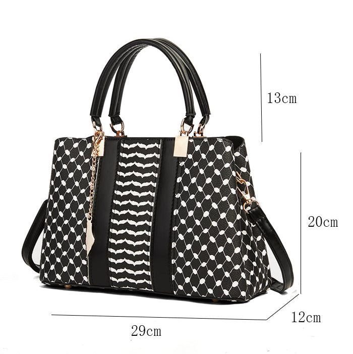 Threads of Heritage Handbag - Black