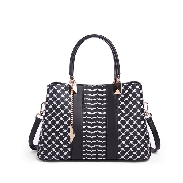 Threads of Heritage Keffiyeh Handbag