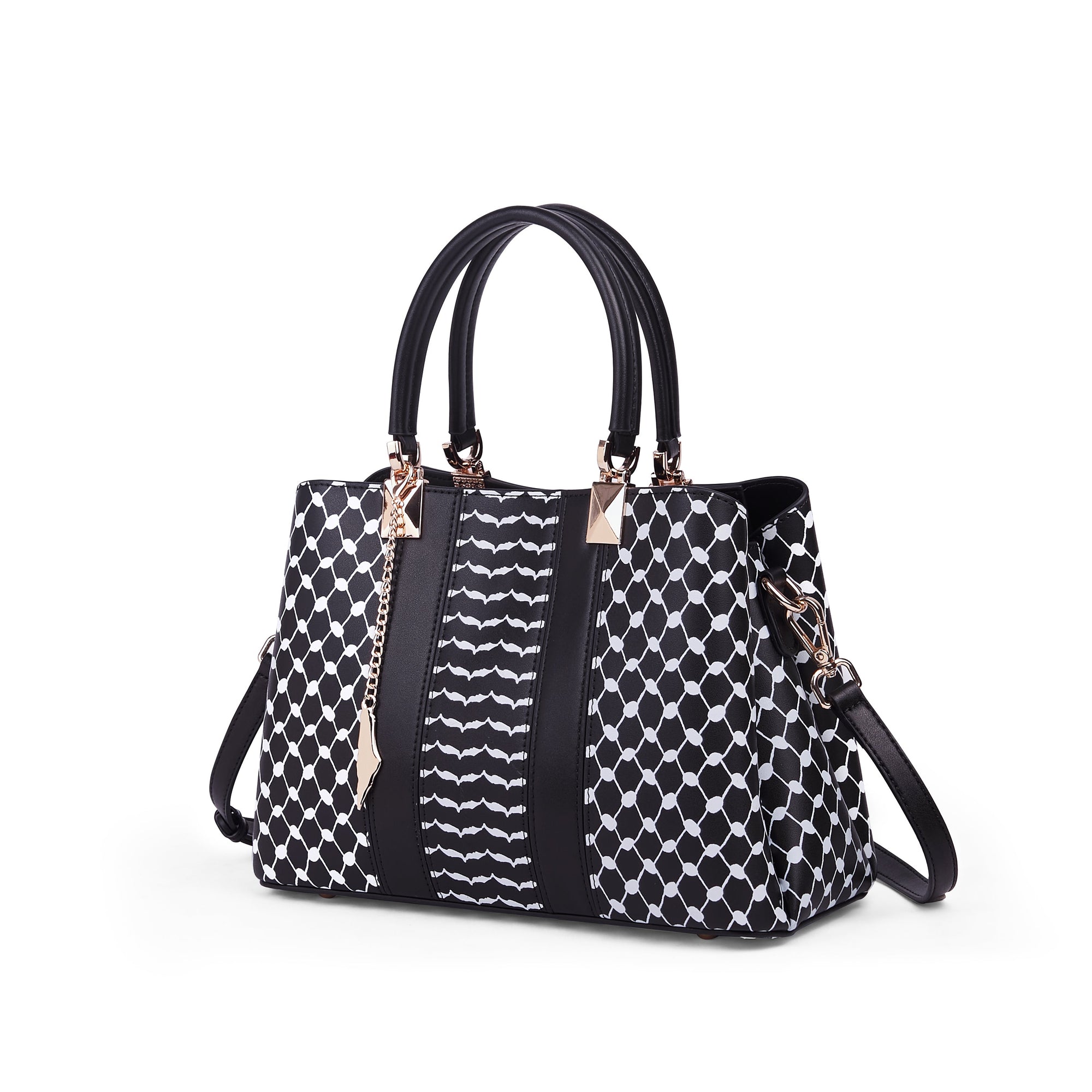 Threads of Heritage Keffiyeh Handbag
