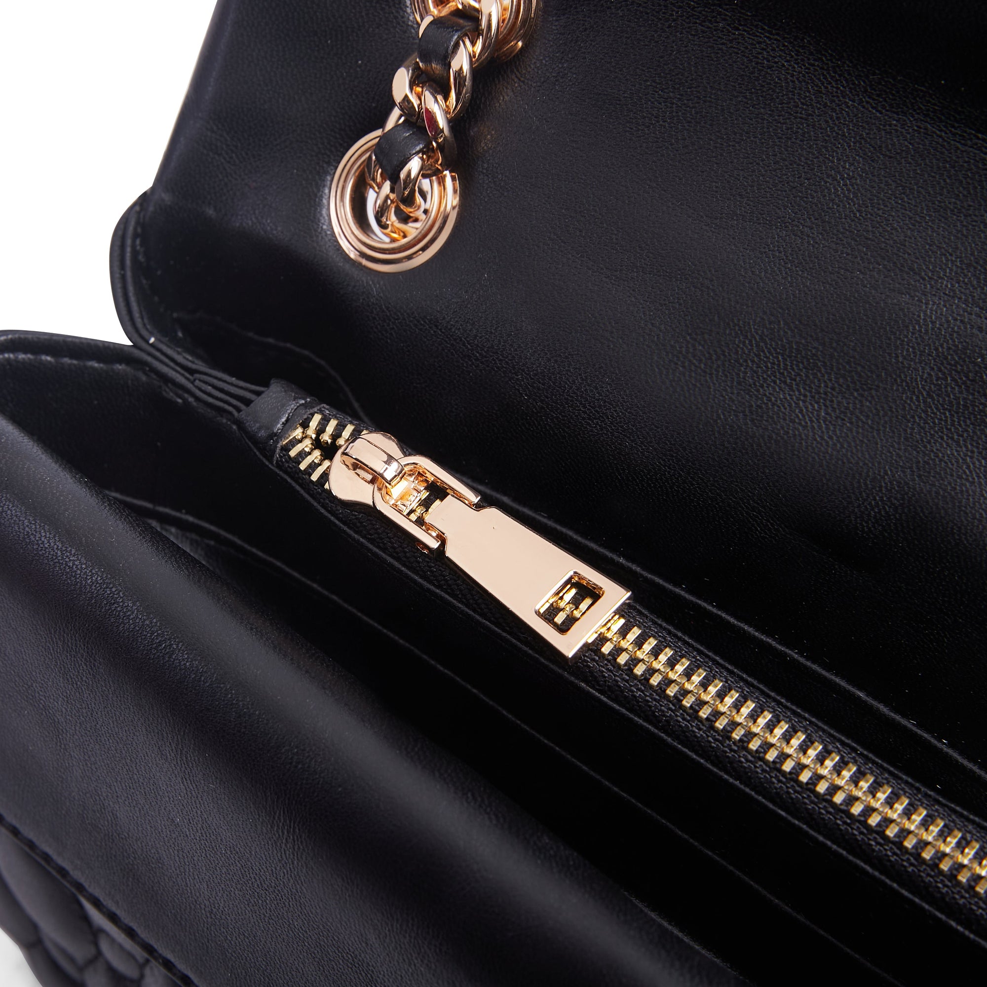 Keffiyeh Quilted Leather Shoulder Bag in Lambskin