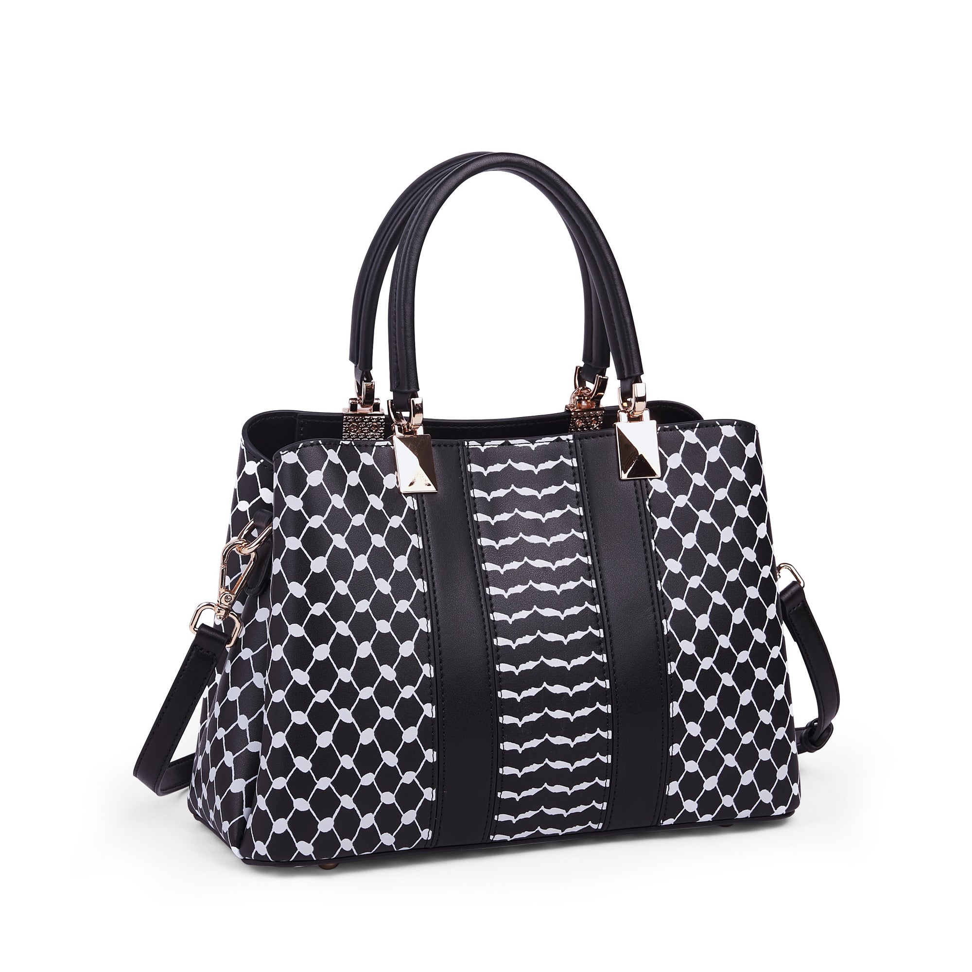 Threads of Heritage Keffiyeh Handbag