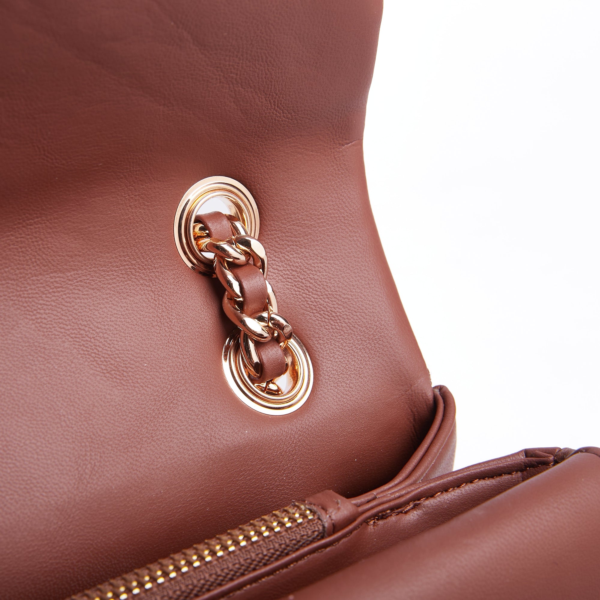 Keffiyeh Quilted Leather Shoulder Bag in Lambskin