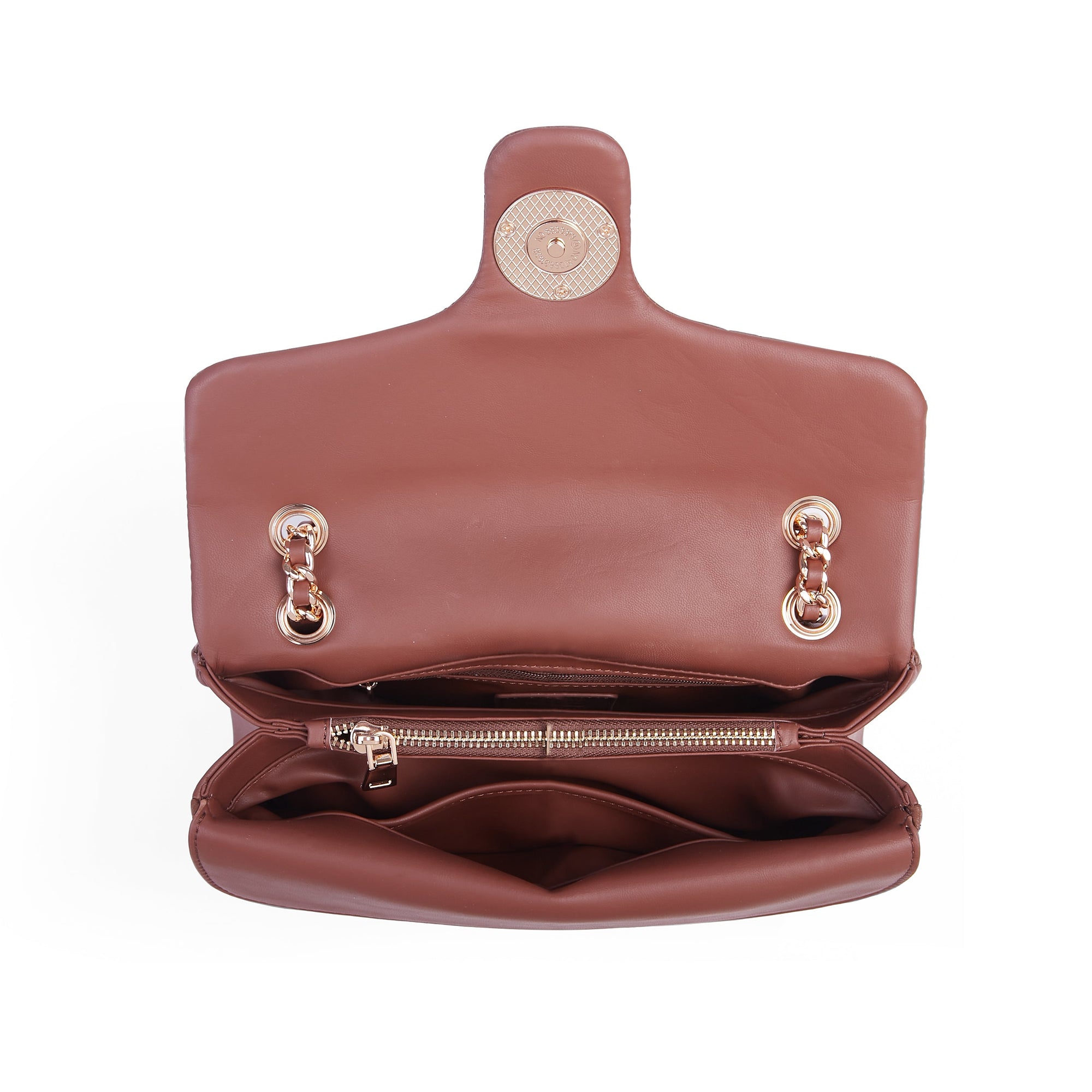 Keffiyeh Quilted Leather Shoulder Bag in Lambskin