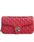 Keffiyeh Quilted Leather Shoulder Bag in Lambskin