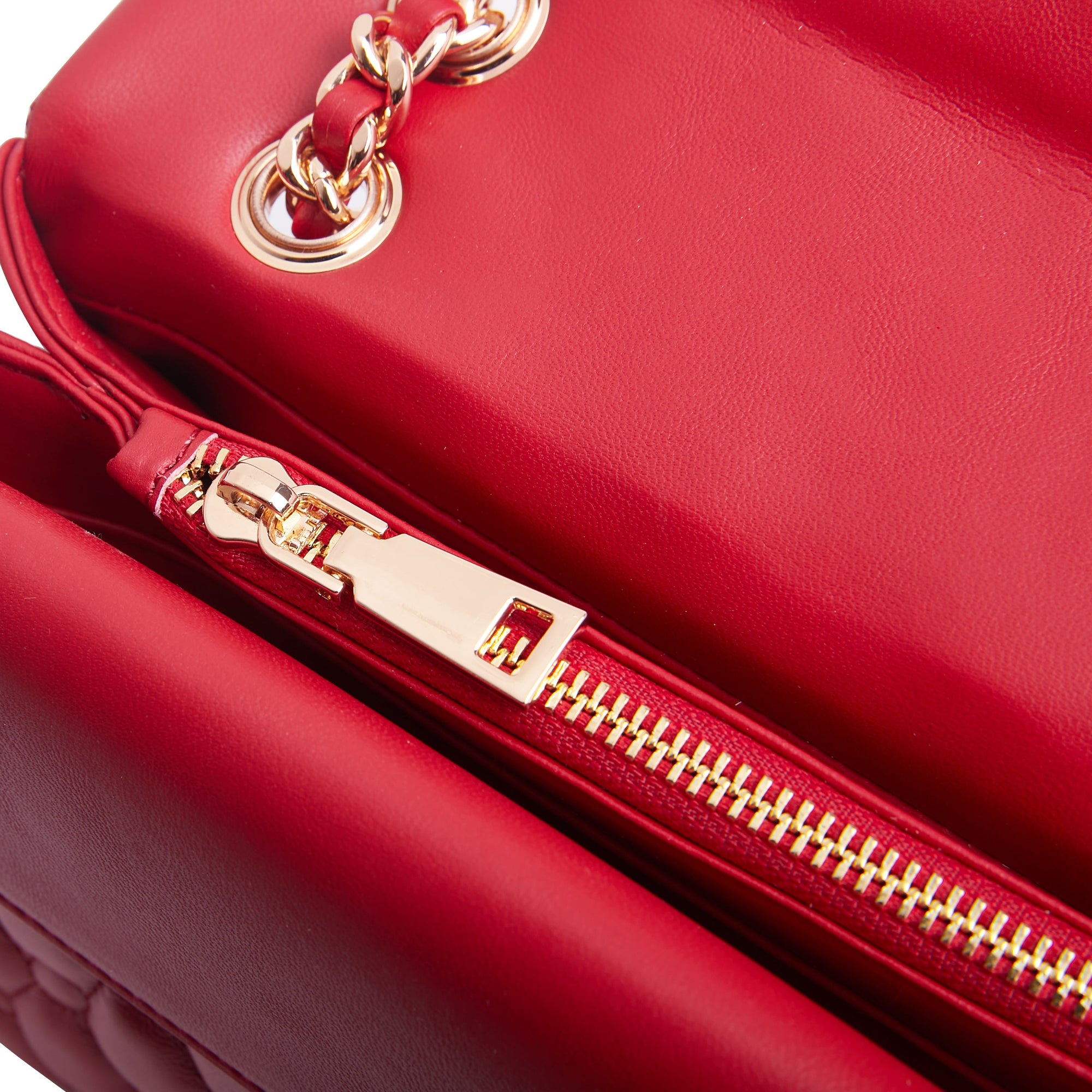 Keffiyeh Quilted Leather Shoulder Bag in Lambskin