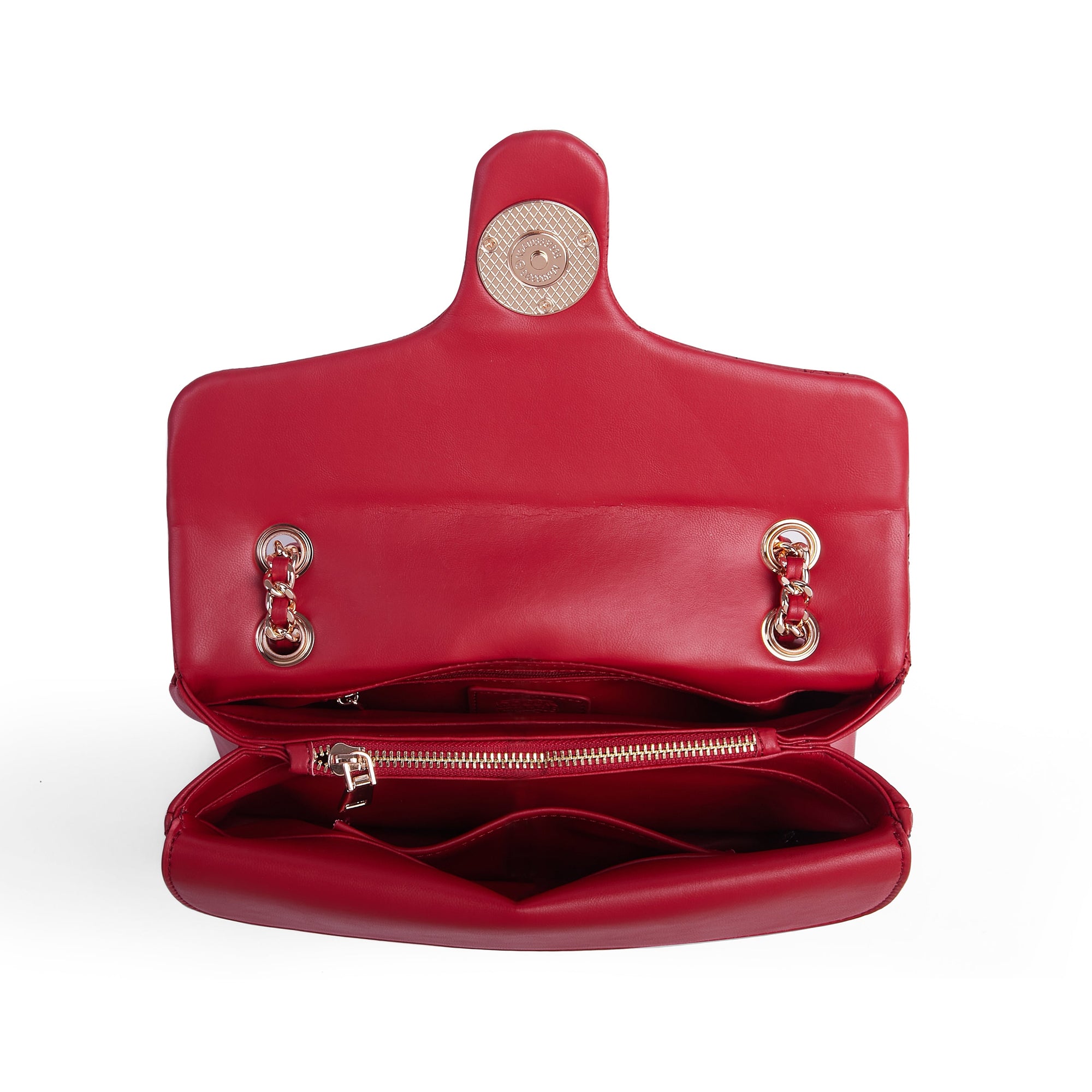 Keffiyeh Quilted Leather Shoulder Bag in Lambskin