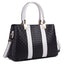 Full-Grain Leather Keffiyeh-Embossed Handbag – Luxury Statement Bag
