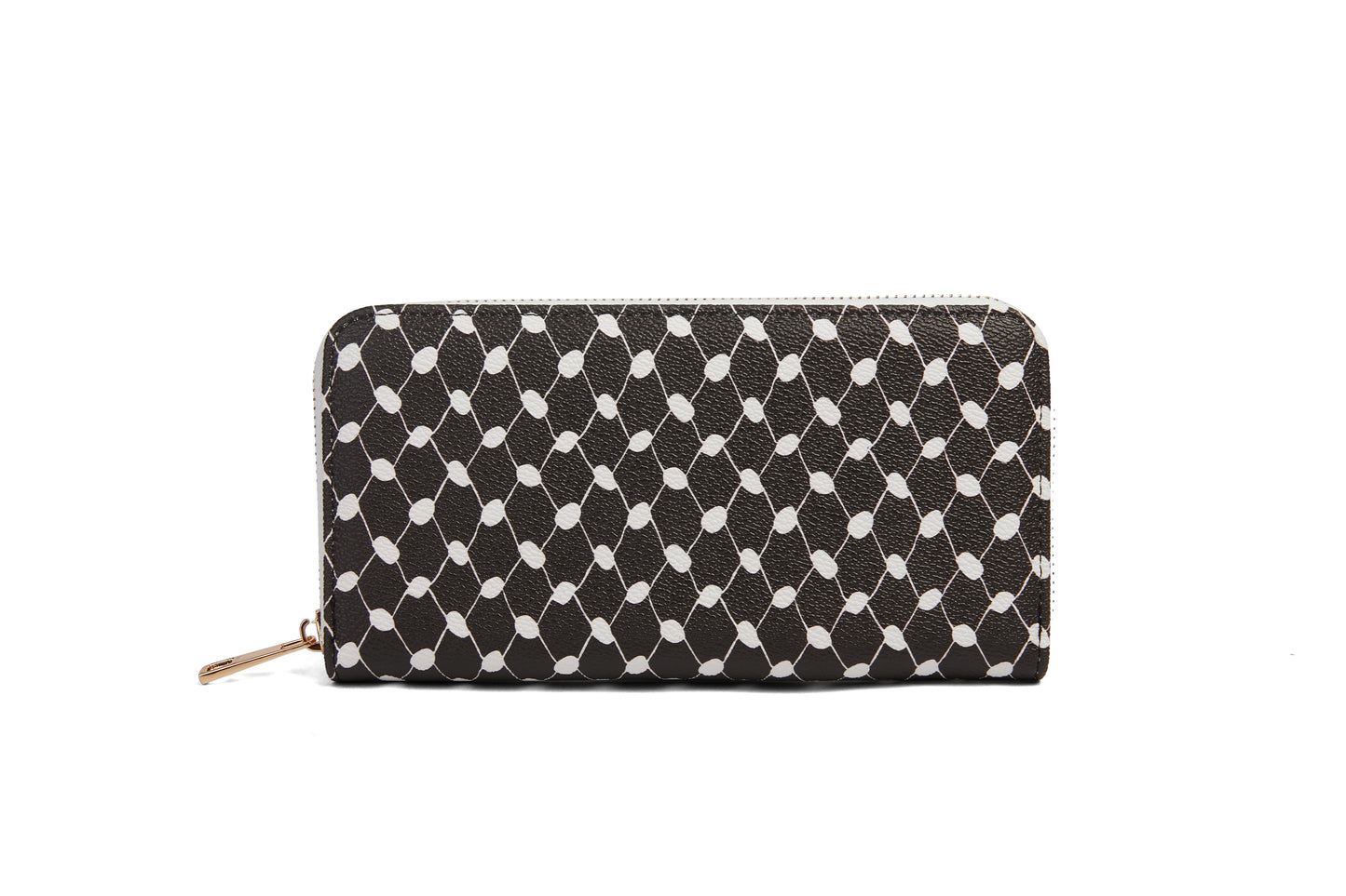 Keffiyeh Pattern Black Wallet
