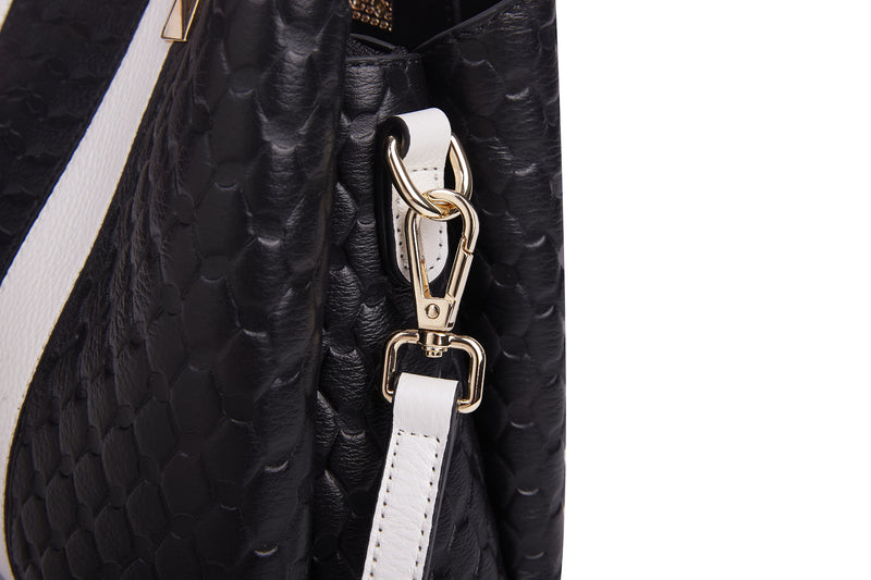 Gold-tone hardware