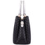 Full-Grain Leather Keffiyeh-Embossed Handbag – Luxury Statement Bag