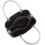 Full-Grain Leather Keffiyeh-Embossed Handbag – Luxury Statement Bag