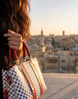 Threads of Heritage Keffiyeh Handbag