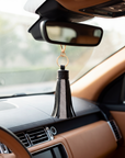 Heritage Keffiyeh Leather Tassel Charm