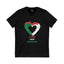 "I Stand with Palestine" V-Neck T-Shirt – A Statement of Solidarity