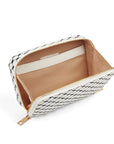 Keffiyeh-Inspired PU Leather Crossbody Bag