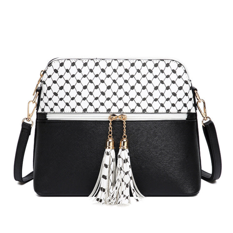 Keffiyeh Pattern 3pc Bag Set – A Tribute to Palestinian Heritage and Resilience