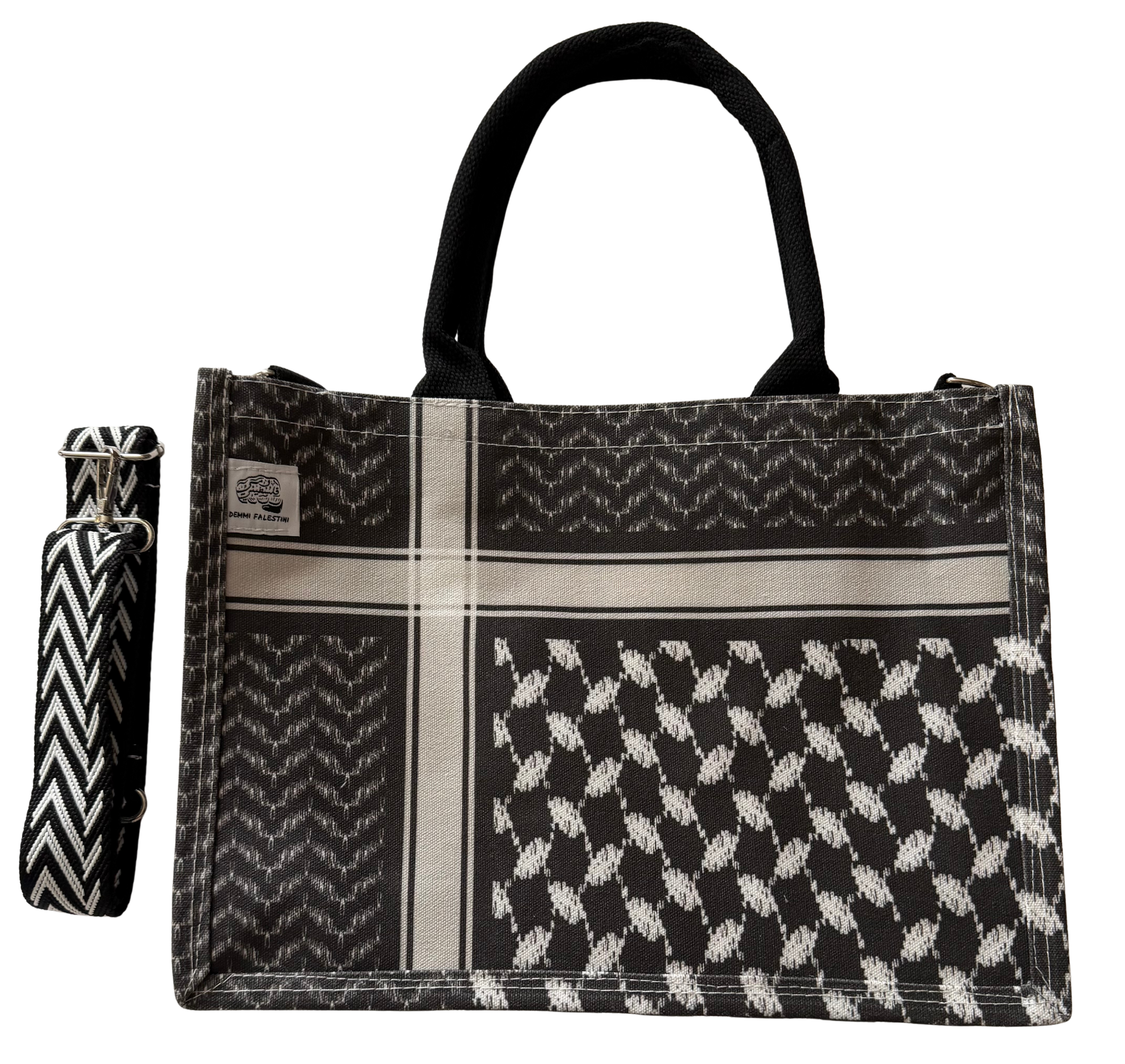 Keffiyeh Canvas Tote