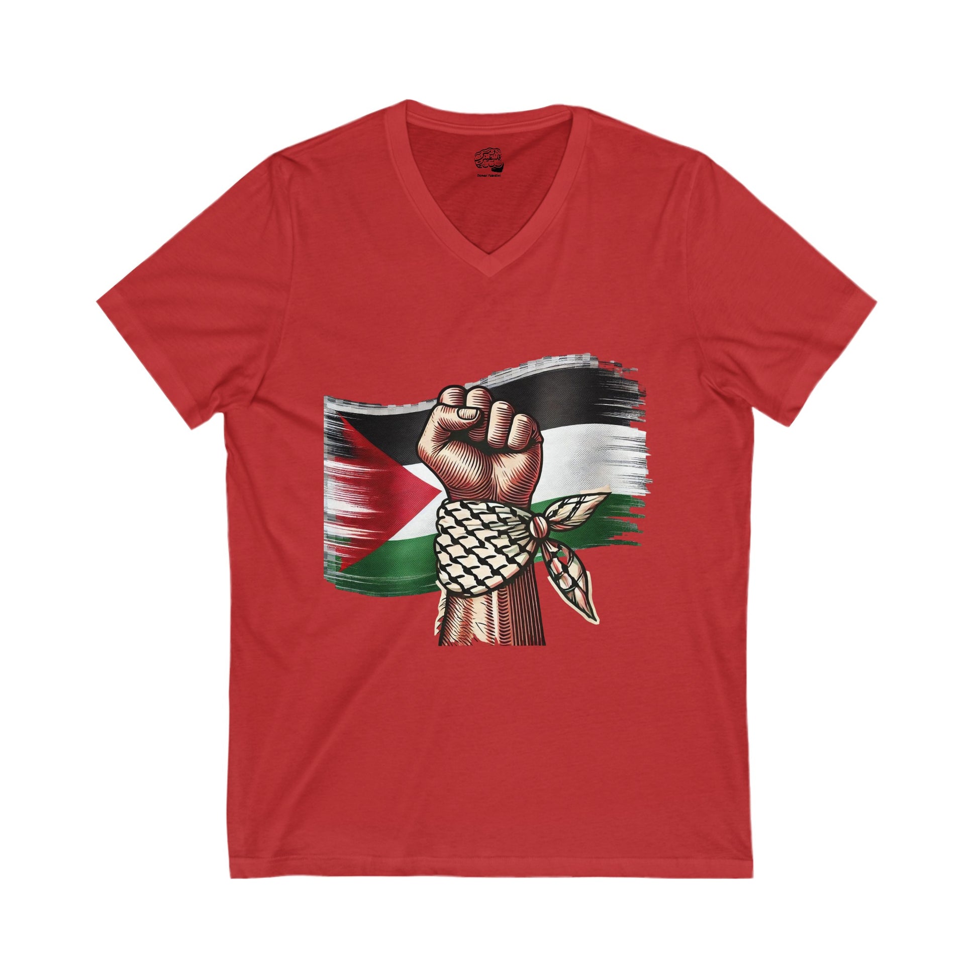 V-Neck T-Shirt – Symbol of Resilience