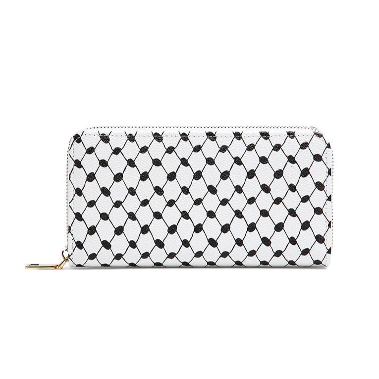 Keffiyeh Pattern 3pc Bag Set – A Tribute to Palestinian Heritage and Resilience