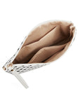 Keffiyeh-Inspired PU Leather Clutch Bag