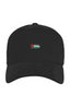 Adjustable Brushed Twill Structured Cap with Palestinian Flag Embroidery