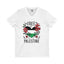 "FREE PALESTINE" V-Neck T-Shirt – A Message of Love and Unity