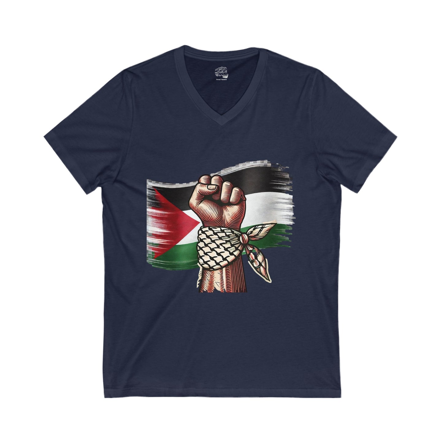 V-Neck T-Shirt – Symbol of Resilience