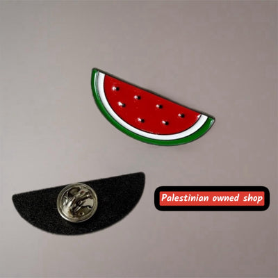 Watermelon Enamel Pin - A Bold Symbol of Solidarity