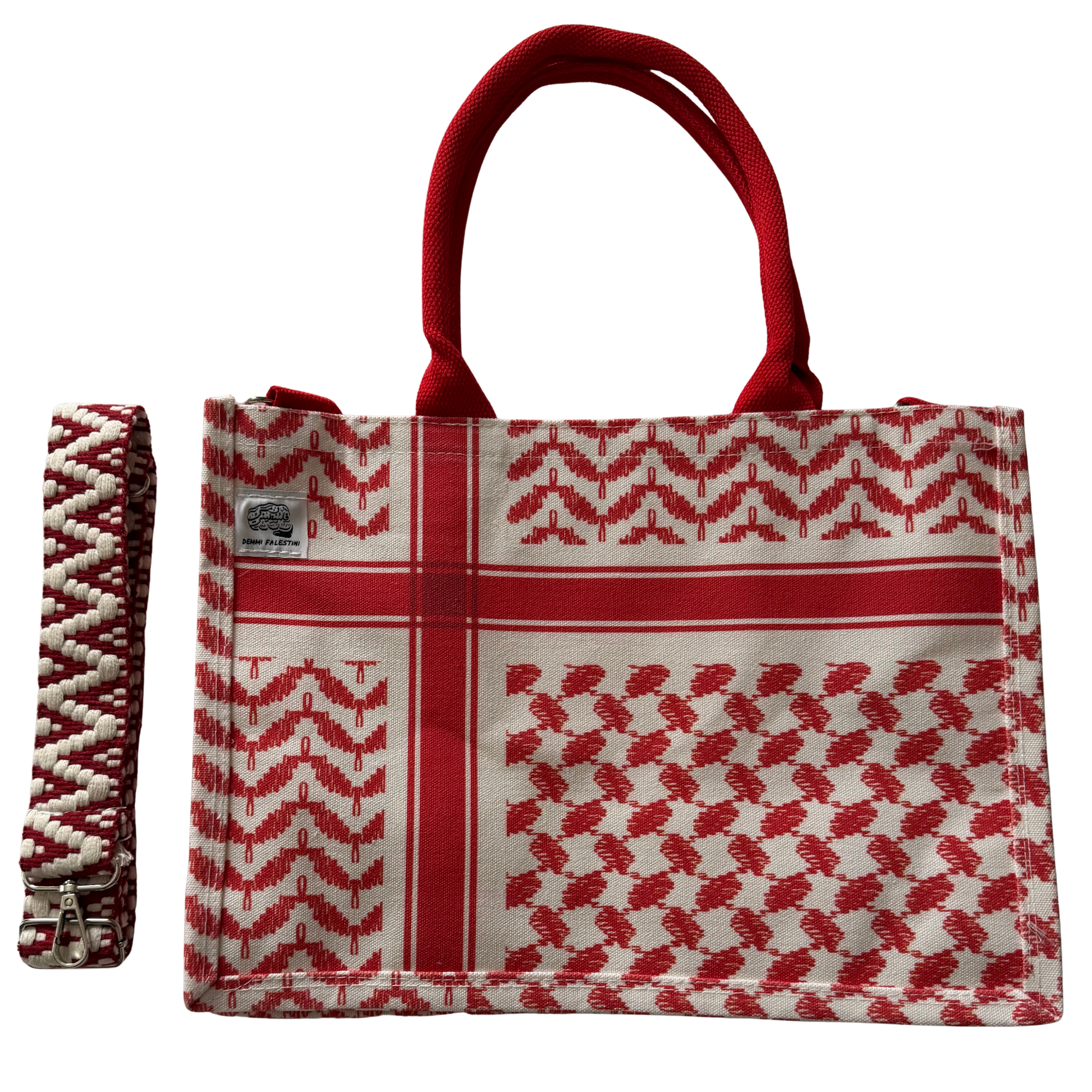 Keffiyeh Canvas Tote