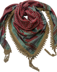 Golden Tassel Fringe Heritage Keffiyeh Collection