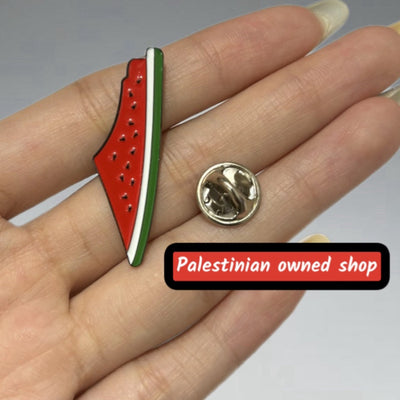 Palestine Watermelon Enamel Pin - A Symbol of Resistance and Solidarity