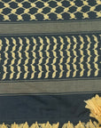 Azure Coast Keffiyeh – Peace of the Mediterranean Powder Blue/Sand