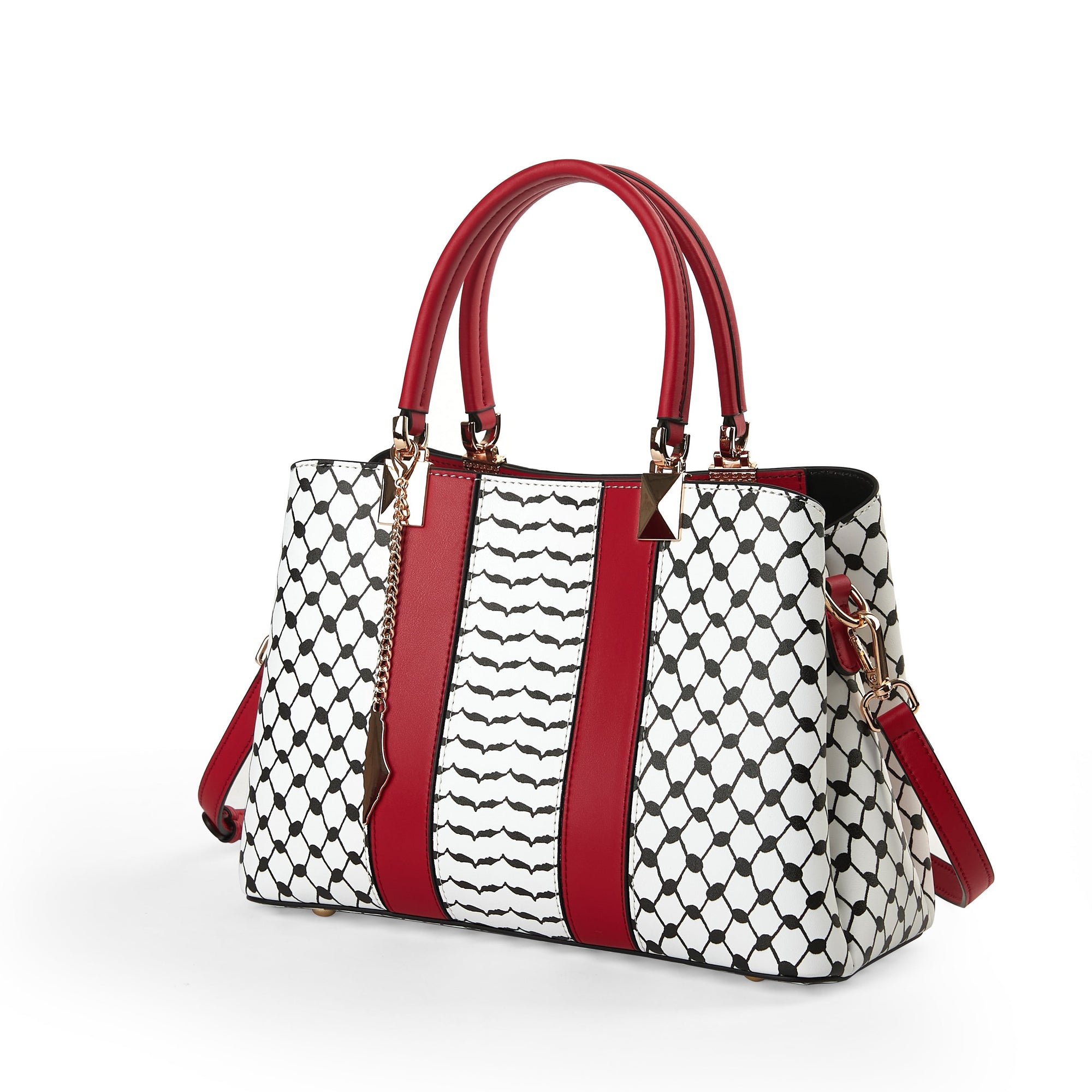 Threads of Heritage Keffiyeh Handbag
