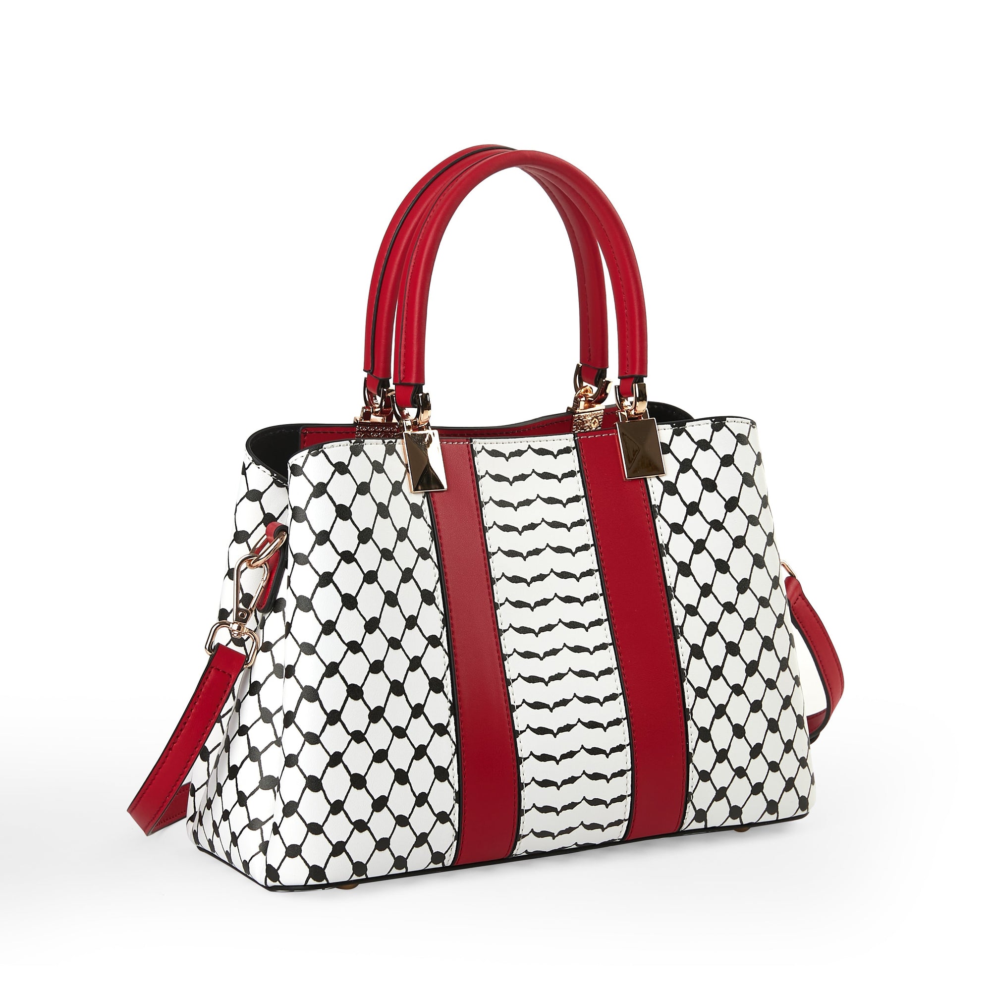 Threads of Heritage Keffiyeh Handbag